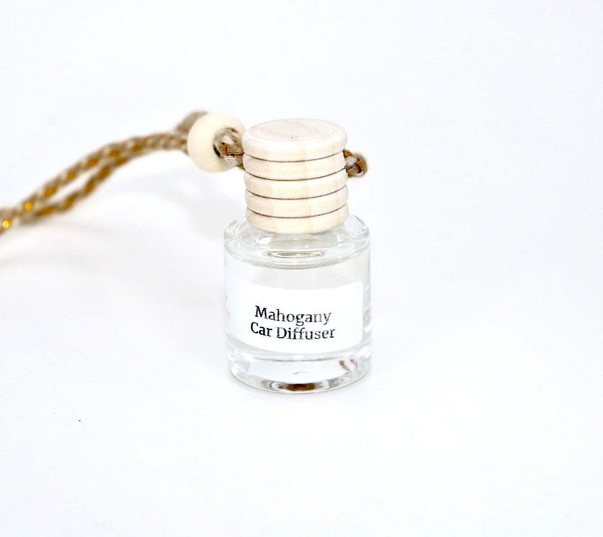 Mahogany Car Air Freshener | Stylish Wooden Diffuser