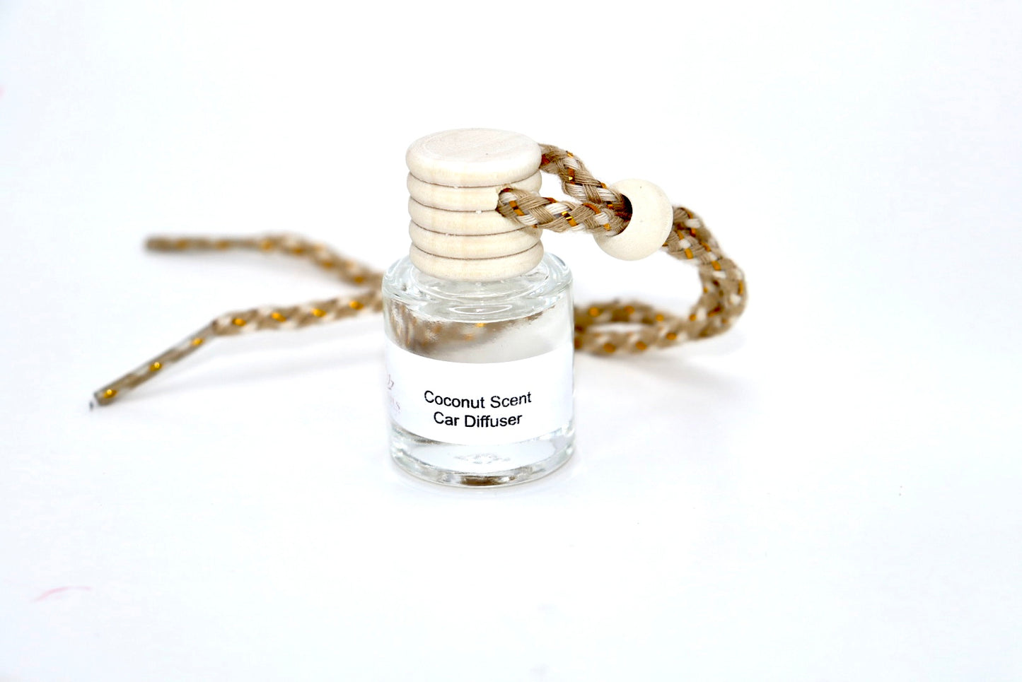 Coconut Car Diffuser – Long-Lasting Fragrance | Clip & Hanging Styles
