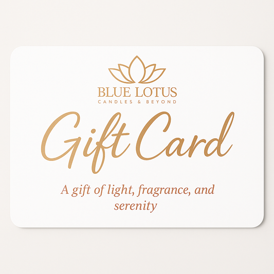Blue Lotus Candle Gift Card