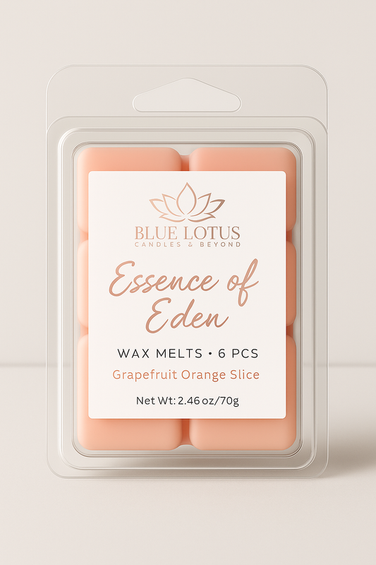 Essence of Eden Wax Melts – Paraffin Botanical Tarts – Fresh Natural Scent – Handmade Wax Cubes