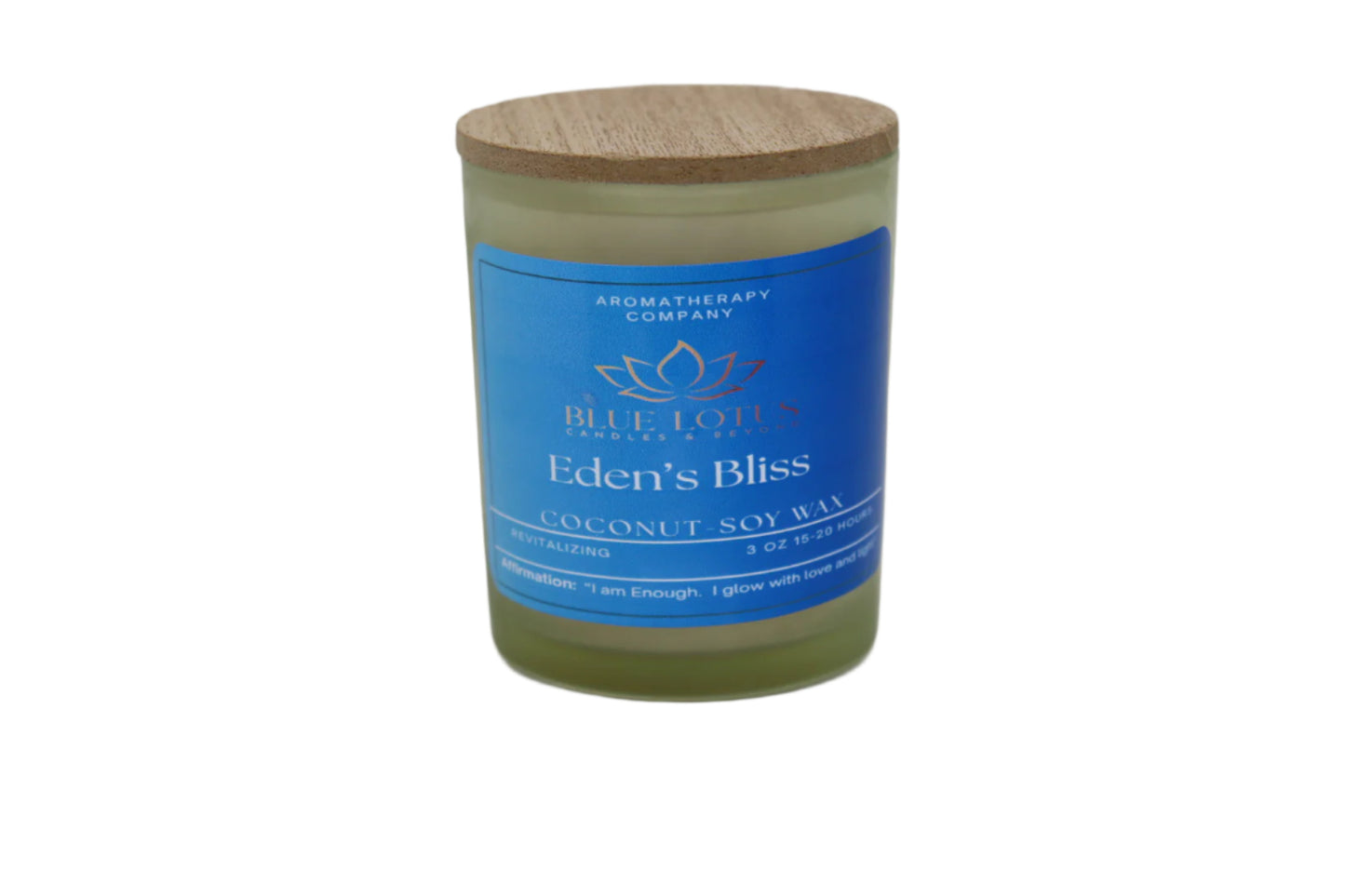 Eden’s Bliss Pink Grapefruit Candle – 3 oz Coconut-Soy Wax with Wood, Hemp or Cotton Wicks | Uplifting Citrus Scent