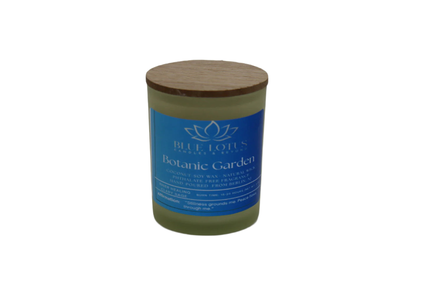Botanic Garden Candle – 3 oz Coconut-Soy Wax with Natural Wicks | Herbal Scented Candle Clary Sage