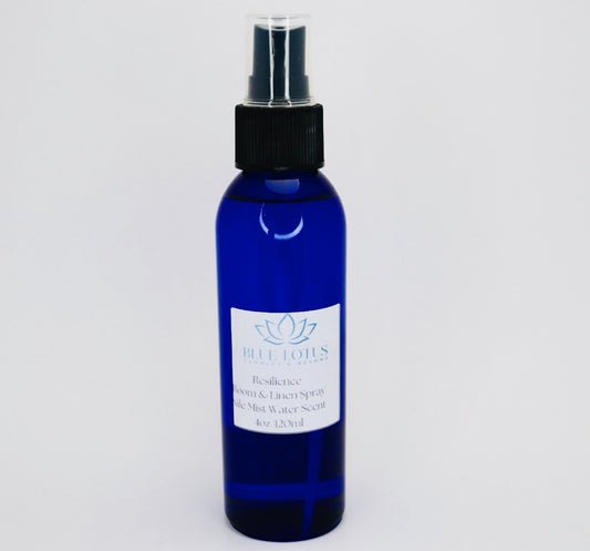 Resilience Room & Linen Spray – 4 oz – Nile Mist  Water Scent – Calming Fresh Spray for Home, Linens & Meditation Space